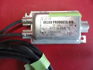78-81 Corvette CB Am/fm Radio Antenna Cable W/splitter Delco 22009849 C30335-2 - Foto 1 di 3