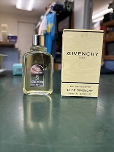 Vintage Le De Givenchy By Givenchy Eau De Toilette 109 ML 3 2/3 Fl Oz Splash - Picture 1 of 15