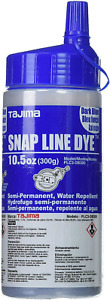 TAJIMA Marking Chalk - Dark Blue 10.5 oz 300g Semi Permanent Snap-Line Dye with