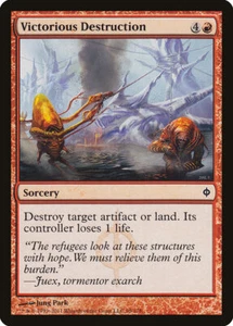 4x Victorious Destruction - NM/LP - Scars of Mirrodin Block SPARROW MAGIC - Picture 1 of 1