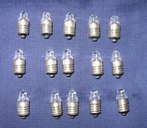 LOT OF 15 NEW OLD STOCK PHILLIPS 222 MINIATURE LIGHT BULBS 10 mm.BASE - Picture 1 of 6