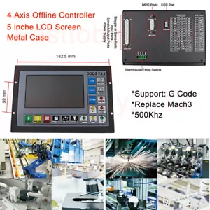 Sistema di controllo controller CNC offline 4 assi codice G 500 KHz per incisione - Foto 1 di 11