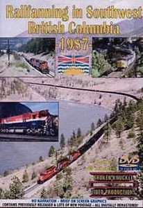 Railfanning in British Columbia 1987 2 DVD Set Broken Knuckle Video BC CN CP - Picture 1 of 1