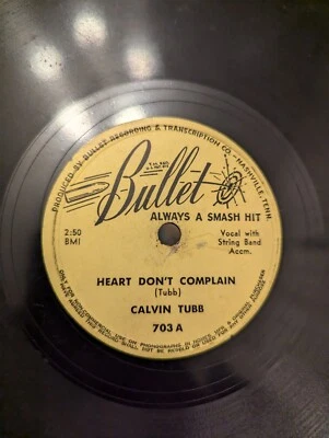 Calvin Tubb heart don't complain rare Bullet 78 - Image 1 of 4