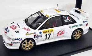 Modellino Auto Rally Scala 1:18 SUBARU IMPREZA WRC Monte Carlo 1999 Panizzi - Foto 1 di 2