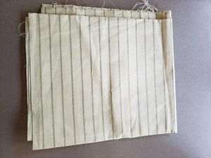 1 Yard grün mit grünen Streifen Baumwollstoff - Bild 1 von 1