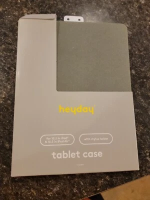 HEYDAY Apple iPad 10.2 inch and iPad 10.5 inch and Pencil Suede Case-Green - Image 1 of 2