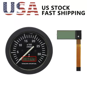 Display for Volvo Penta Tachometer Hour Meter 873686, 873688, 873998, 873992 - Picture 1 of 5