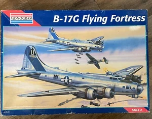 1995 Monogram 1:48 5600 WWII USA B-17G FLYING FORTRESS US AIR FORCE Bomber - Picture 1 of 4