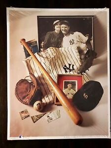 MLB No 6 The Iron Horse Lou Gehrig 11x14" Poster 1993 (A-2)