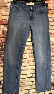Levis 511 Kids Girls Boys Blue Jeans Slim Fit Straight 14R Medium Wash 27 x 27 - Picture 1 of 9
