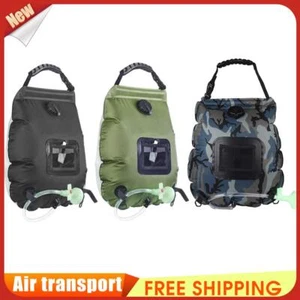 Borsa di stoccaggio acqua PVC campeggio esterno Regno Unito 20 L portatile solare riscaldata doccia bagno B - Foto 1 di 17