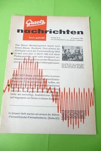 Graetz Nachrichten. 20 September 1963, Original - Bild 1 von 1