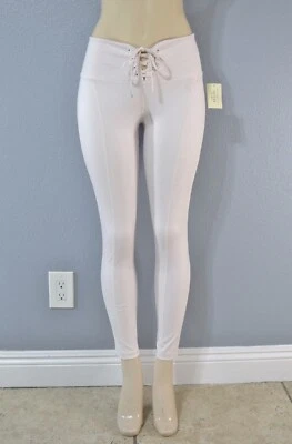 Leggings súper elásticos con cordones para mujer GUESS - almendra pálida talla grande Foto 1 de 4