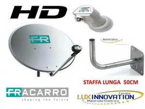 Kit Parabola satellitare Fracarro completa staffa da 50 muro antenna parabolica - Foto 1 di 5