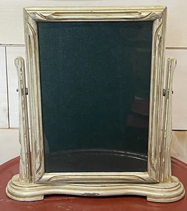 Vintage Art Deco Swivel 7"x 10" Photo Picture Frame Swing Tilt Antique Wood 12" - Picture 1 of 6