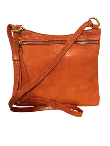 HOBO Leather Crossbody Shoulder Bag Chili Cambel $228 NWT - Picture 1 of 6
