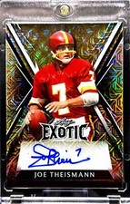 2023 Leaf Exotic Joe Theismann Auto Gold Mojo SSP 1/5 Autograph eBay 1/1 Mint