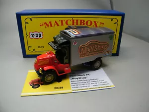 Matchbox MoY Code 2 Y30 Leipzig Treffen Feuerwehr kupfer silber 1/5 blaue Box - Bild 1 von 3