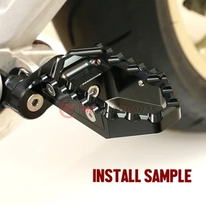 1 inch Lowered Black Front Highway Foot Pegs For V-Star 1100 Custom 99-07 08 09 - Bild 1 von 6