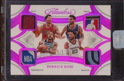¡JERSEY PARCHE ETIQUETA LOGOMAN NBA DERRICK ROSE IMPECABLE PANINI 2024 5/5! Foto 1 de 2