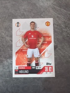 Rasmus Hojlund Match Attax 2024/2025 Manchester United 24/25 Topps # 107 - Picture 1 of 2