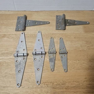 Konvolut Vintage Türbänder - Stahl verzinkt - großformatig - Bild 1 von 11