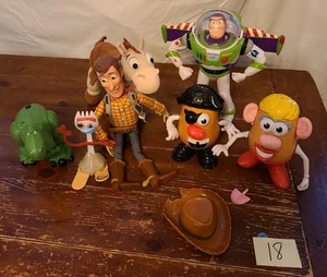 Toy Story Figure Lot – Buzz, Woody, Forky, Rex, Bullseye, Potato Head – 7 Disney - Picture 1 of 24
