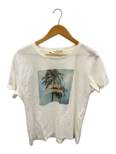 CELINE T shirt L cotone WHT