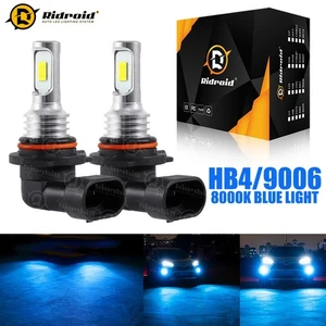 9006 HB4 Ice Blue LED Fog Light Bulbs For BMW E34 E46 E39 E60 E63 E64 F10 M3 M5 - Picture 1 of 19