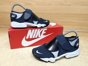 New Nike Air Rifts Blue & White Trainers - Size 4.5 Woman’s - Brand New - Boxed - Picture 1 of 23