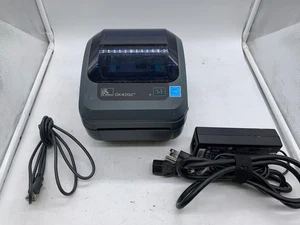 Zebra GK420d Direct Thermal Barcode Label Printer GK42-202510 w/ Power Adapter - Afbeelding 1 van 7