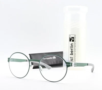 Ic! Marco de gafas Berlin Priscila con rocío matutino plateado mate redondo ligero Foto 1 de 4