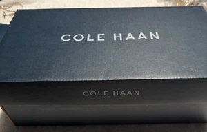 Cole Haan EMPTY Blue Shoe Box with White Lettering 4.5” X6” X12” - Picture 1 of 5