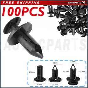 100pcs For Honda Foreman 400 450 500 Rubicon 500 TRX200 Fender Clips Body Rivets - Picture 1 of 8