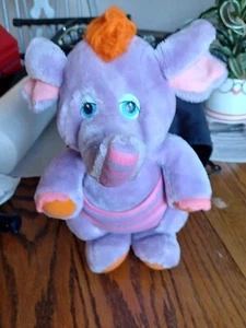 Wuzzles Eleroo Plush Elephant Vintage Hasbro Disney Softies Doll 1984 12” Tall - Picture 1 of 13