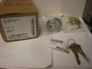 Falcon Mortise Cylinder Lock with 2 keys SCHC 951-6 630 GRP-SKDV SS stainless s - Picture 1 of 5