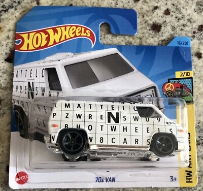 Hot Wheels 70s VAN BIANCO 2023 1:64 - Immagine 1 di 2