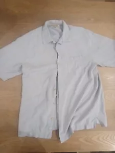 CAMISA DE SEDA TOMMY BAHAMA PARA HOMBRES TORTOLA TRANCE CAMPAMENTO HAWAIANO ALOHA M Mediana - Imagen 1 de 7