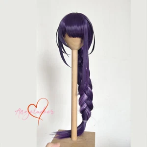 1/4 1/3 Onkel BJD Perücke Puppe Haar Highlight langer Zopf dunkellila Anime Cosplay - Bild 1 von 7
