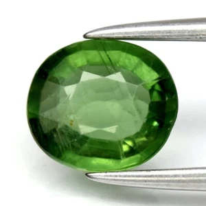 π 1.08ct 6.8x6mm Cushion Natural Green Apatite - Unheated Africa Gem - Picture 1 of 10
