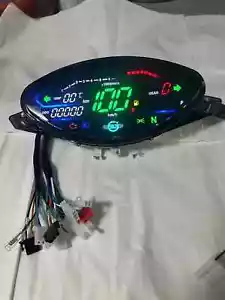 Biz100 Digital LED Dashboard Electronic Motorcycle RPM Speedometer For Honda - Foto 1 di 6