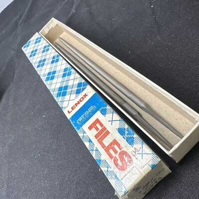 New Old Stock Case of 2 Lenox 8” Round Chainsaw File 5/16” NOS Made in USA - Image 1 of 4