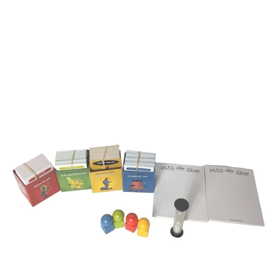 Cranium Game Hasbro Game Replacement Pieces Cards Tokens Timer Paper Pads - Image 1 of 4