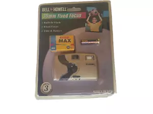 BRAND NEW NOS Bell + Howell BH602 K 35mm Fixed Focus Film Camera - Picture 1 of 21