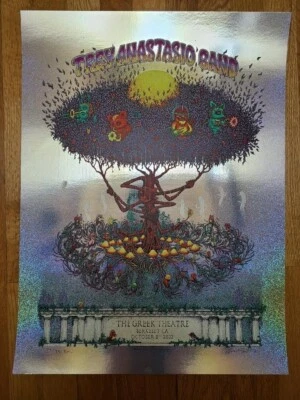 Spusta Trey Anastasio 乐队伯克利希腊剧院 10/8/22 TAB 网络鱼箔海报 — 第 1/4 张图片
