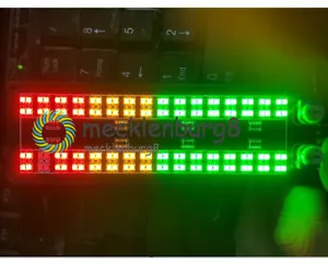 1PCS Stereo Music Spectrum LED light Audio Level Indicator Amplifier VU Meter - Bild 1 von 5