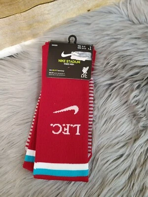 x1 Par de Calcetines de Fútbol NIKE STADIUM LIVERPOOL Rojo OTC Hasta la Rodilla 2020 HOMBRES 6-8 NUEVOS  Foto 1 de 4
