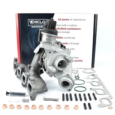 Turbocharger 54399700098 Audi Seat Skoda Volkswagen 1598 ccm 105 BHP + GASKETS - Image 1 of 4