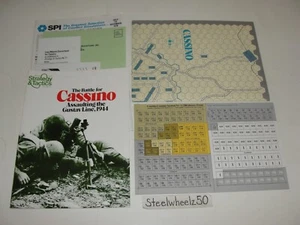 Strategy & Tactics #71 Battle For Cassino Juego SIN PERFORAR 1978 Gustav Line SPI - Imagen 1 de 5